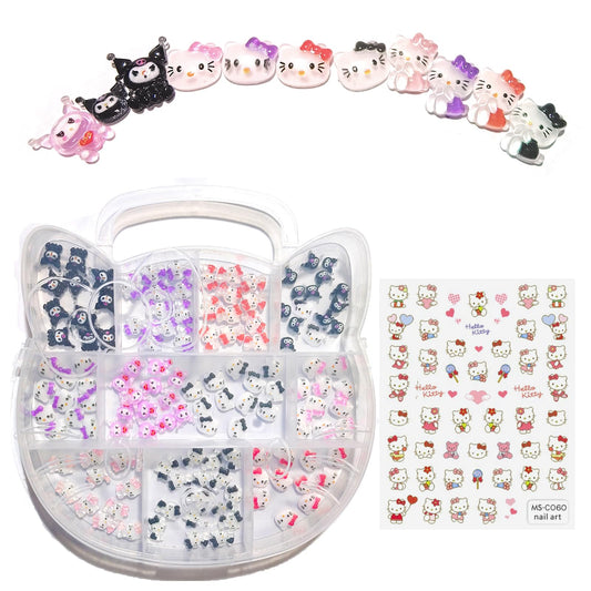 Maituifos front packaging kitty box showing neat tidy set and easy storage