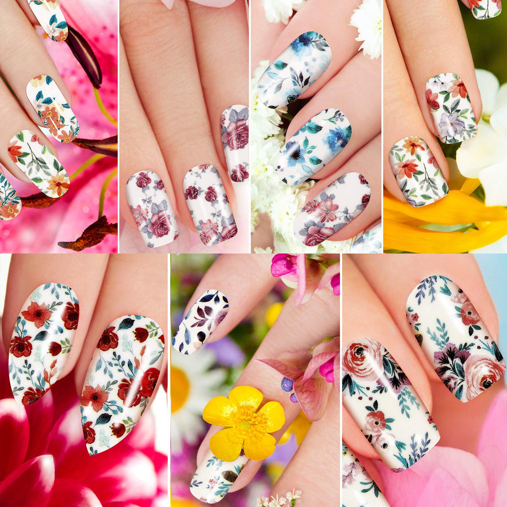Maitys decal being applied to a fingernail demonstrating quick salon-style results