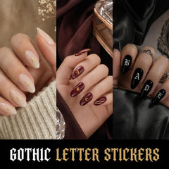 Maitys black and white pattern sheet showing contrast for vintage manicure looks