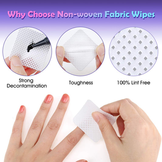 Maitys close-up of non-woven texture, lint-free surface for clean results