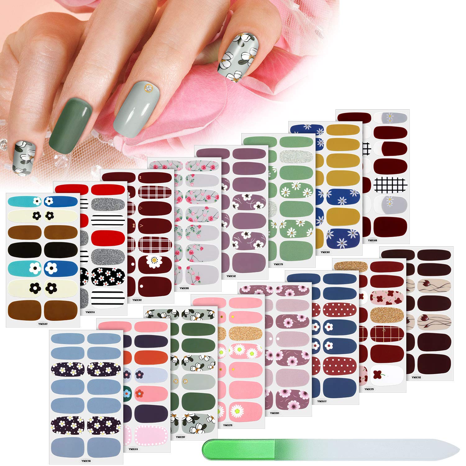 Maitys front packaging showing fresh floral designs and included file benefits quick choices