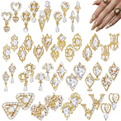 Maitys front packaging showing gold nail charms set and quantity for easy selection
