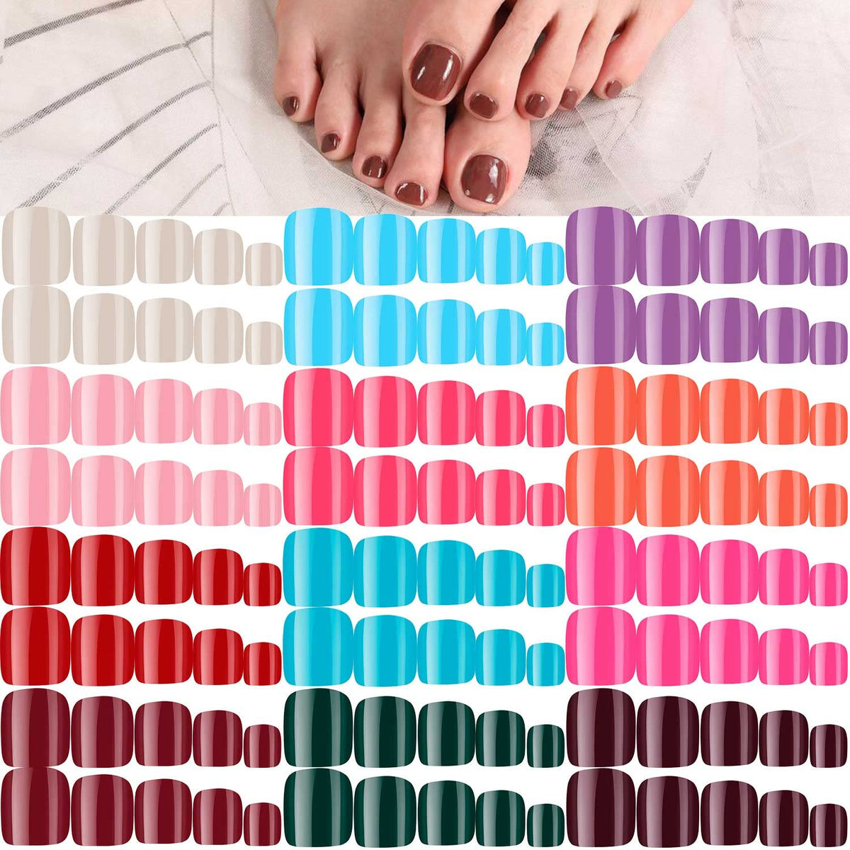 Maitys front packaging showing 12-size sets and 288 pieces for variety