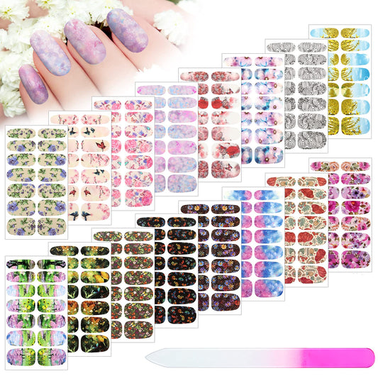 Maitys front packaging showing 16 sheets and glass file for complete set