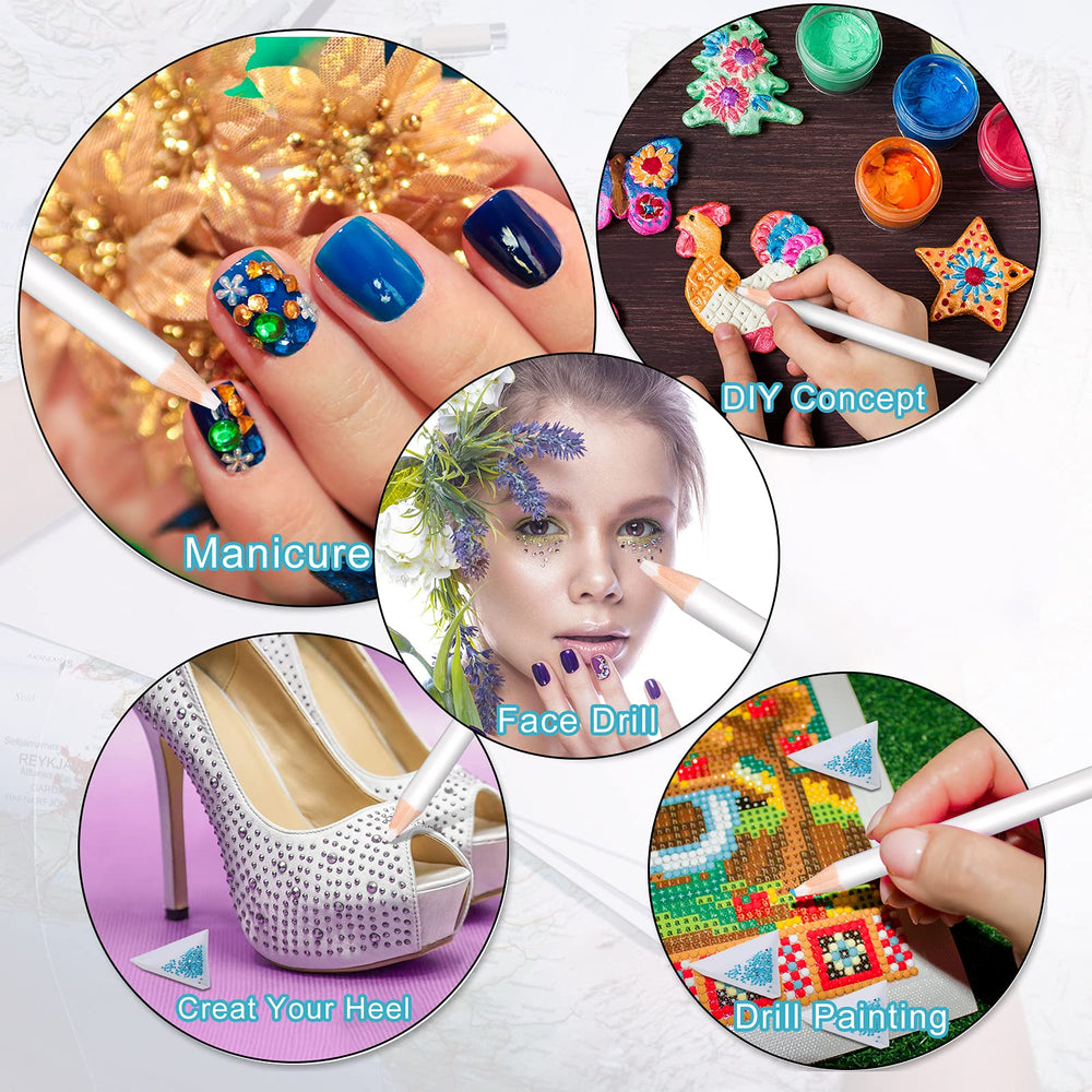 Maitys lifestyle shot of nail art application demonstrating faster embellishing