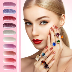 Maitys lifestyle party nails image showing vibrant strips for event-ready nails