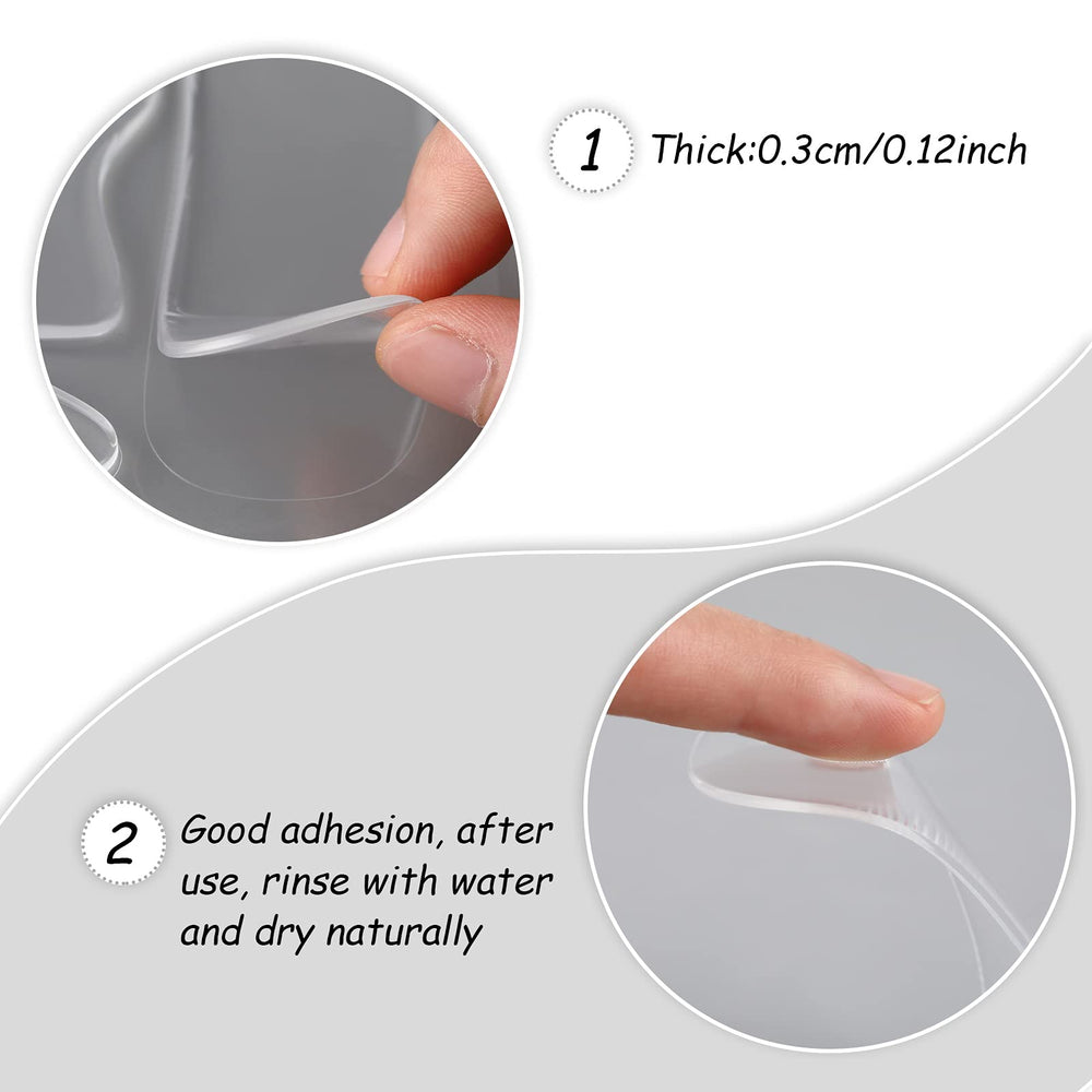 Maitys patch applied to forehead demonstrating smoothing benefit