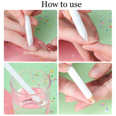 Maitys pointed cap detail used as cuticle pusher for gentle grooming