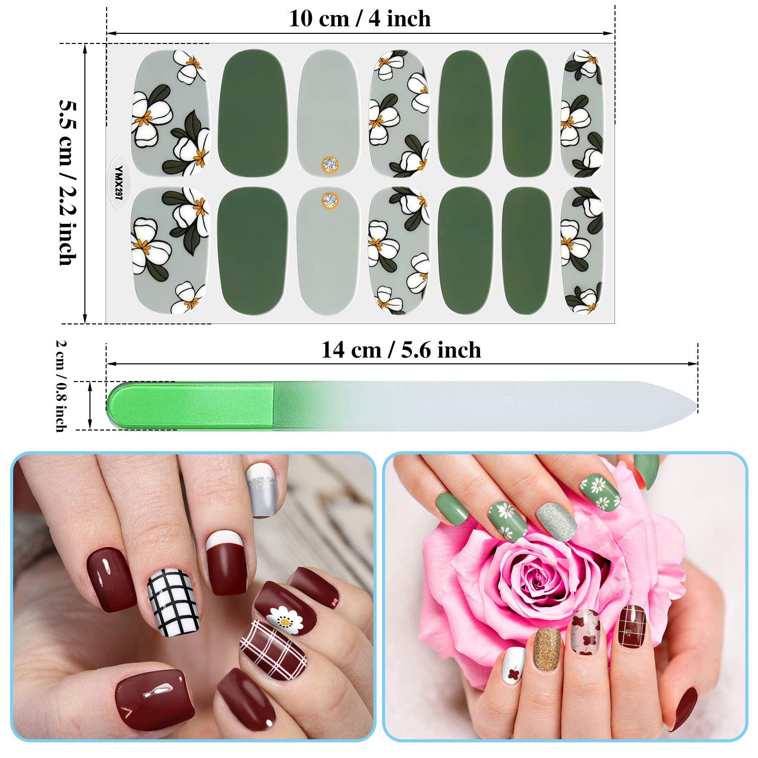 Maitys sheet close-up displaying floral and stripe patterns for easy style selection
