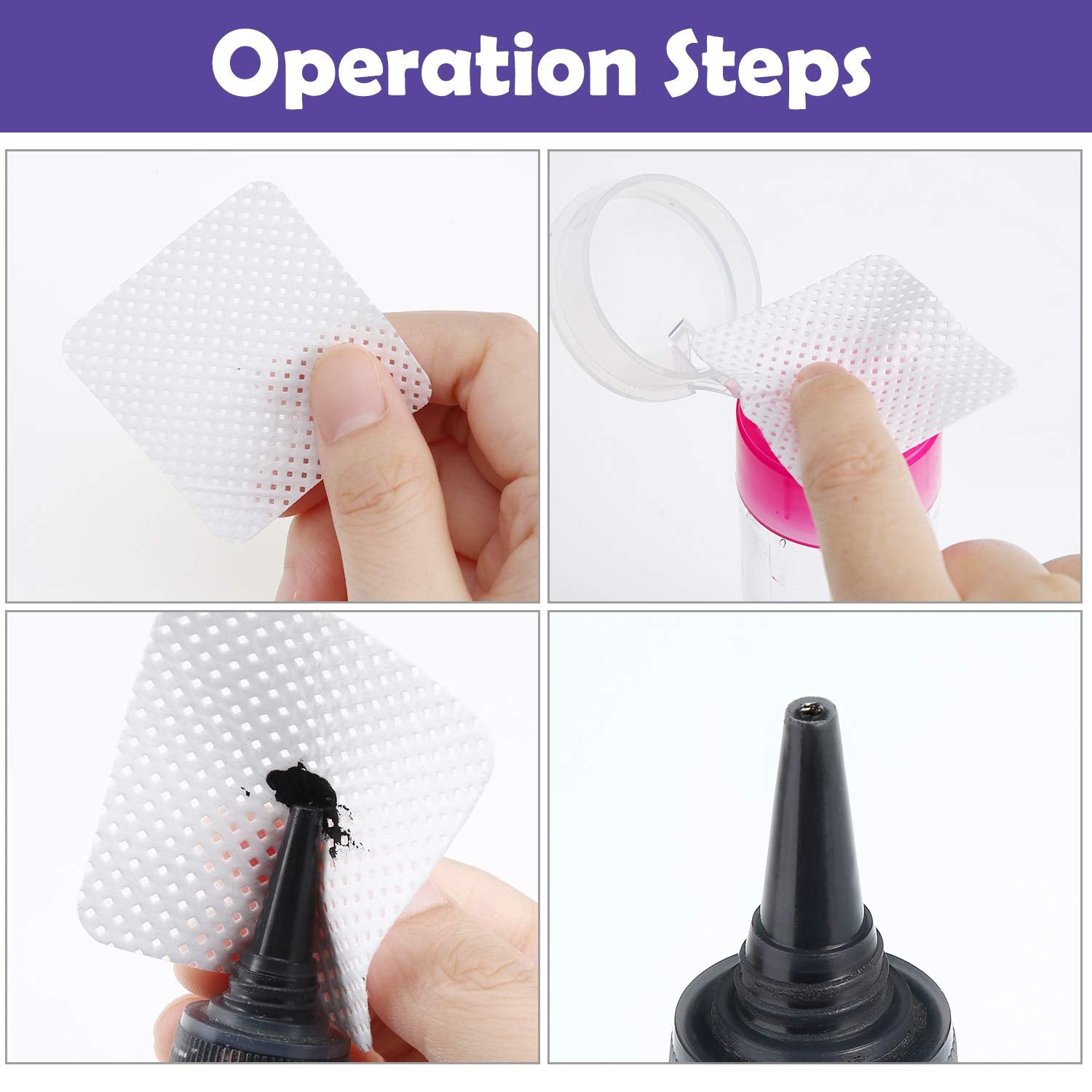 Maitys wipe beside fingers showing compact size for easy handling