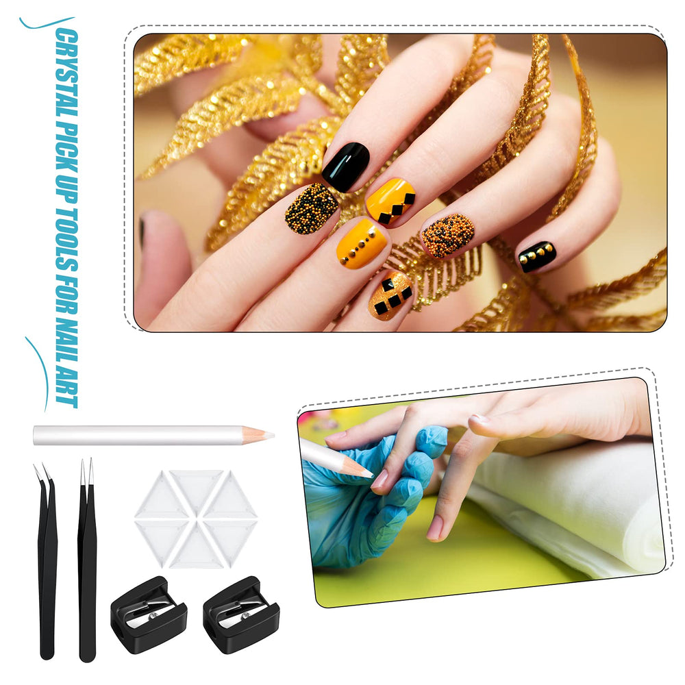 Maitys triangular trays filled with gems enabling fast sorting and organization