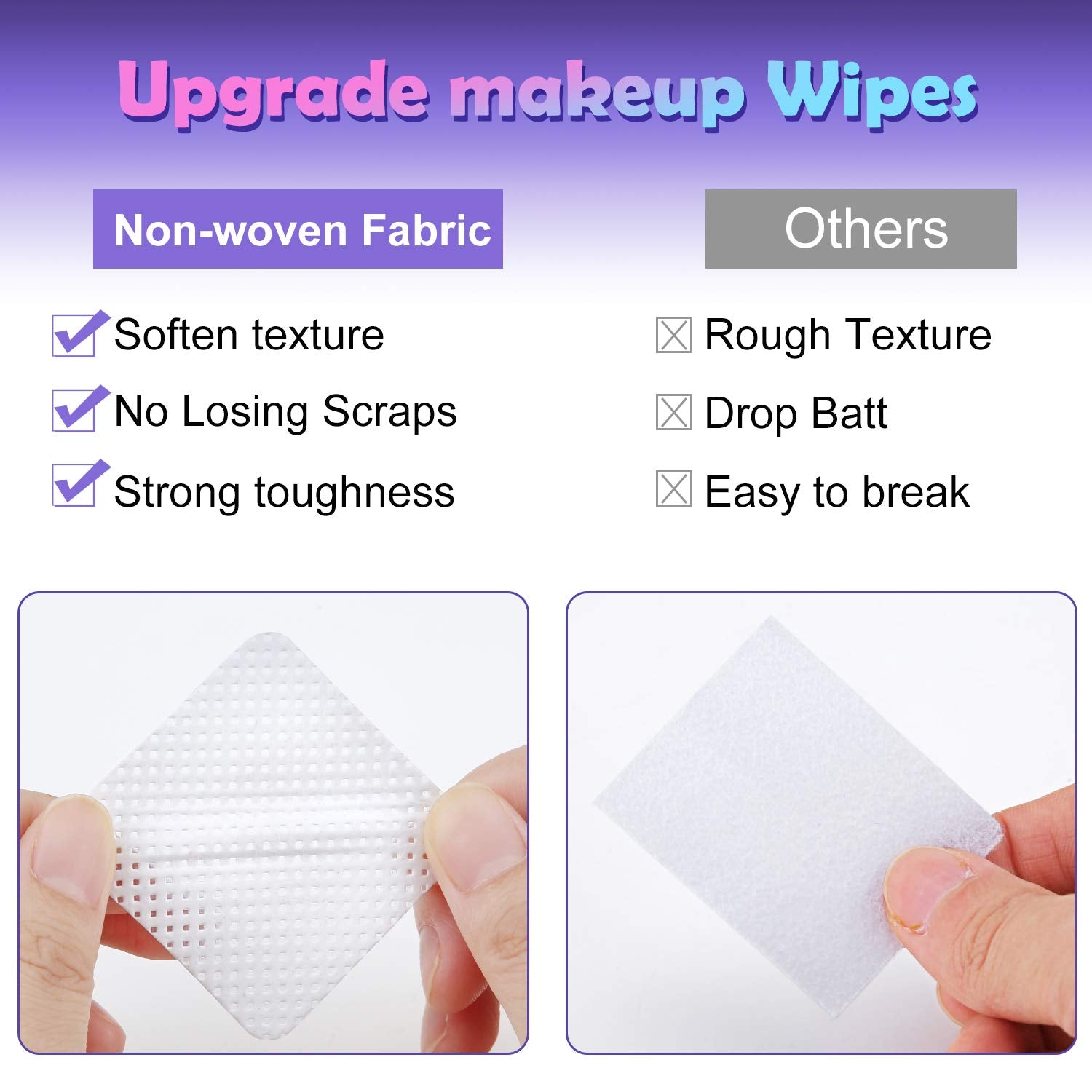 Maitys using a wipe to clean metal tweezers protecting tool hygiene