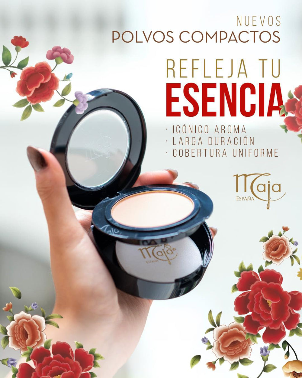 Maja compact size comparison in hand, travel-friendly and convenient