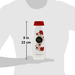 Maja bottle on bathroom vanity suggesting daily use and elegant scent experience