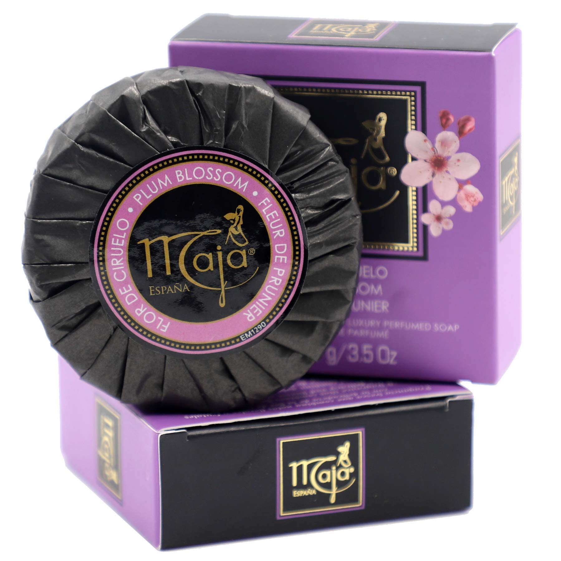 Maja front packaging showing elegant wrapped bars and gift presentation benefit