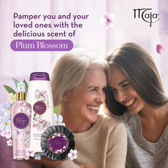 Maja two bottles staged in bathroom showing value pack convenience benefit