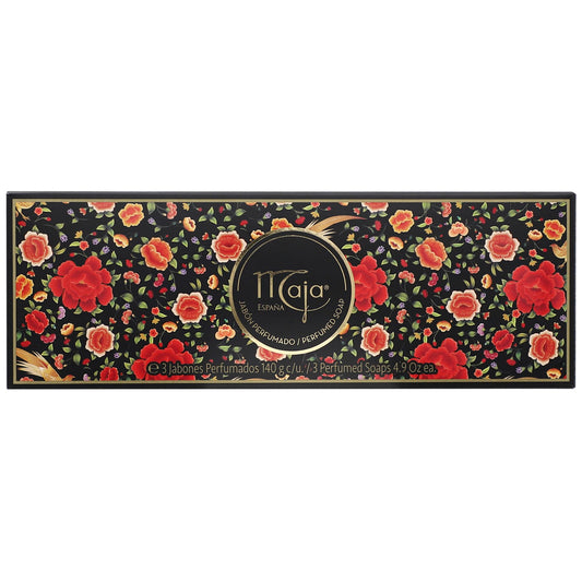 Maja front packaging showing classic branding and elegant design benefits presentation