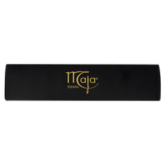 Maja soap beside ruler to show 3.1 oz size and easy travel-friendly scale