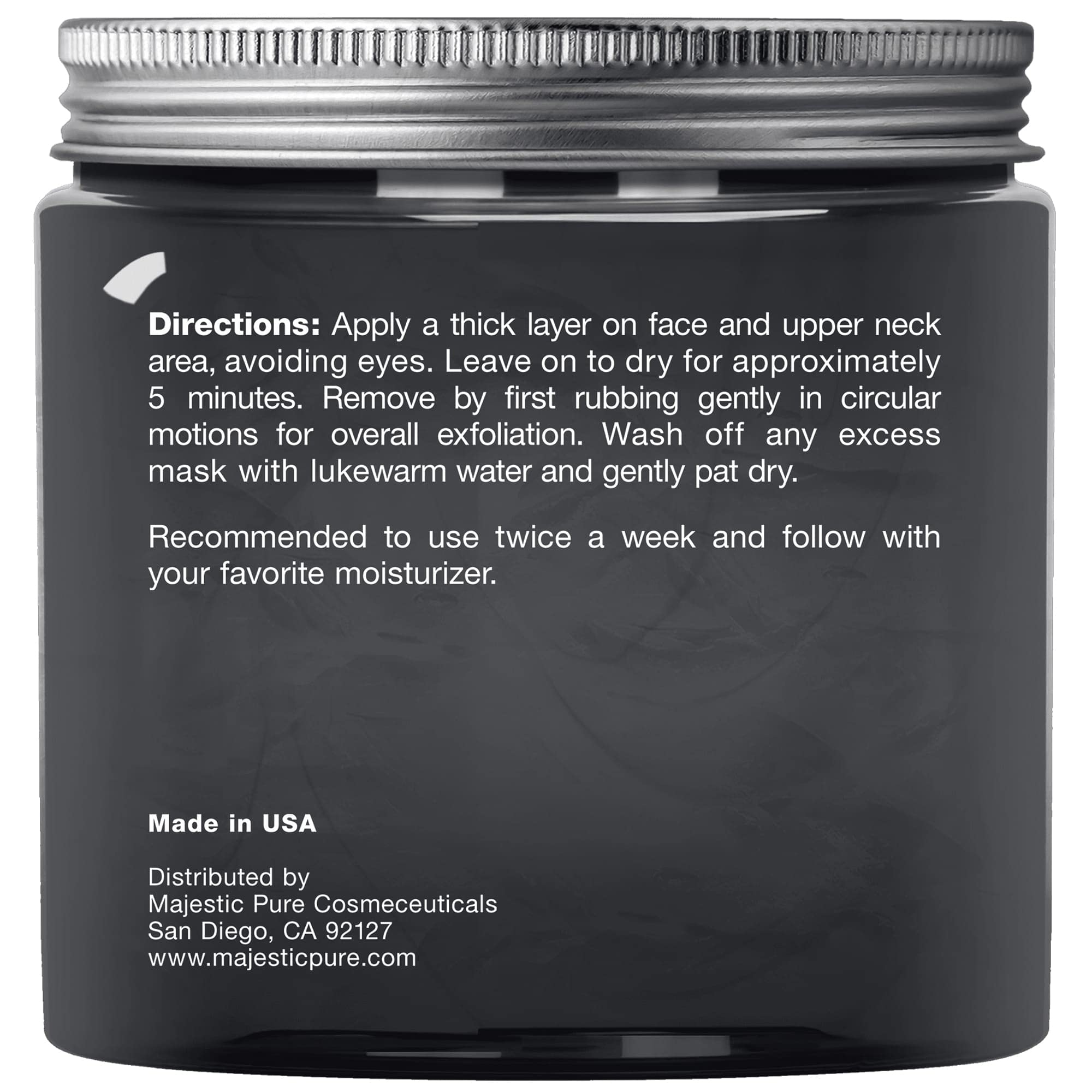 Majestic Pure being applied to model's cheek demonstrating smooth spread and calming lavender