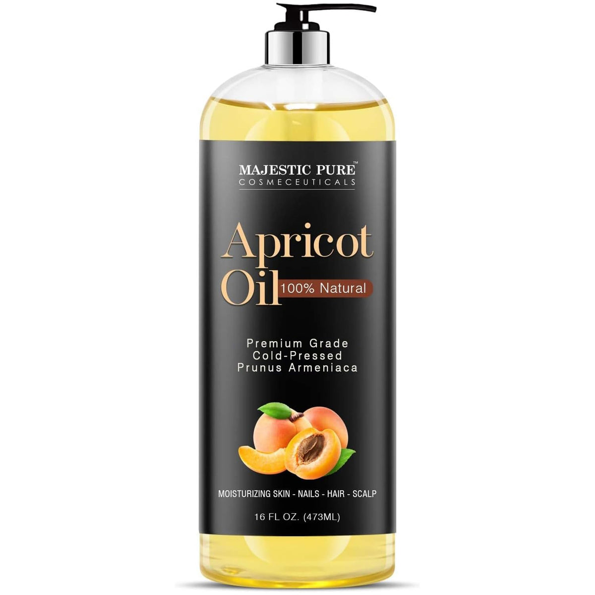 Majestic Pure front bottle showing clean packaging and volume benefit