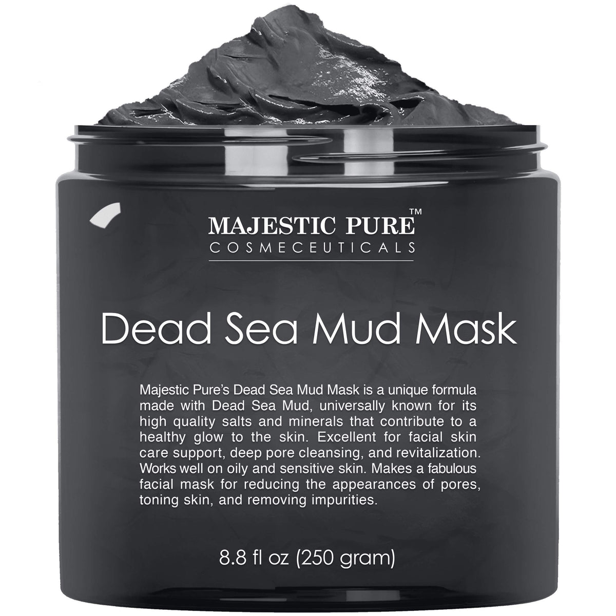Majestic Pure front packaging tub showing label and product size for easy identification