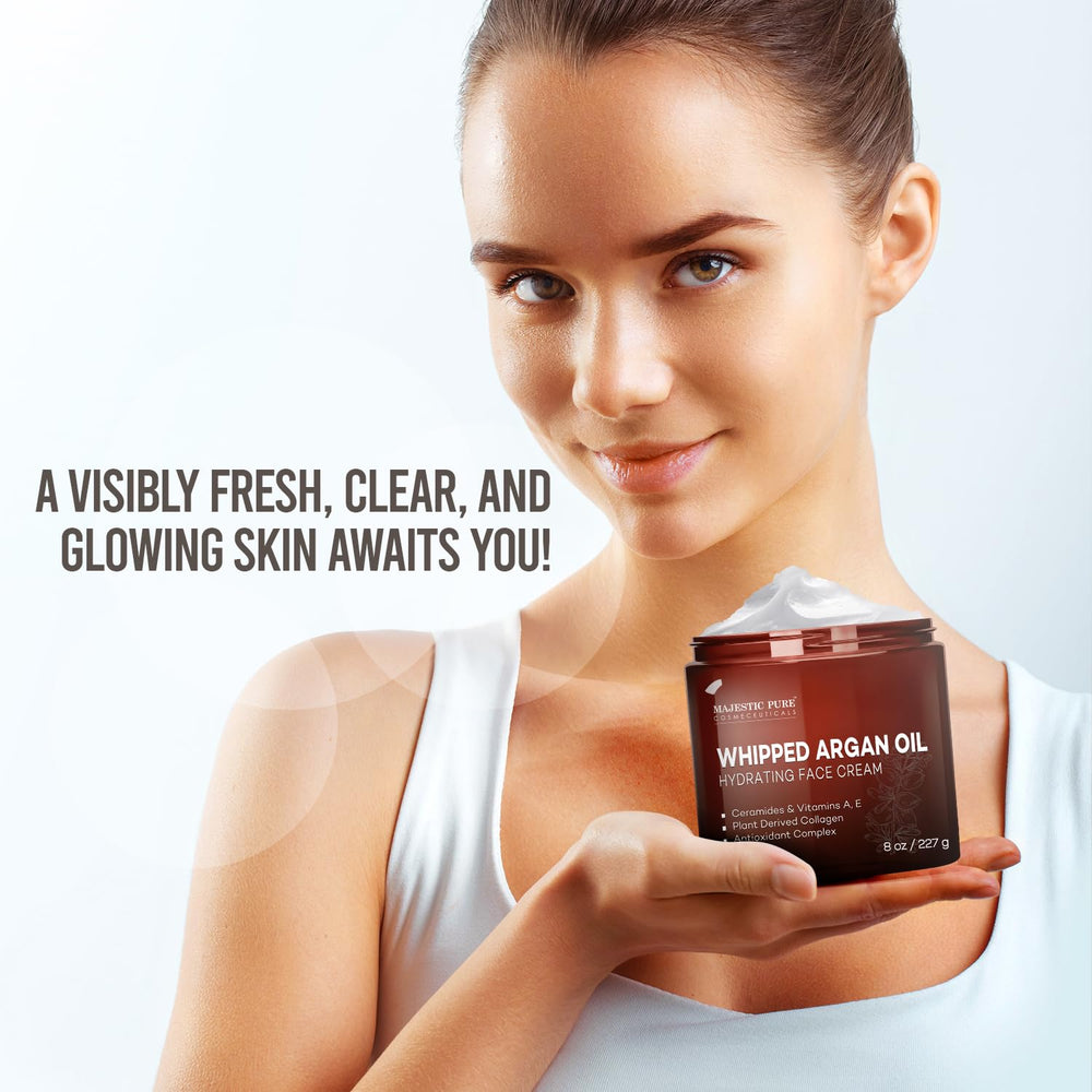 Majestic Pure label close-up highlighting active ingredients and transparency
