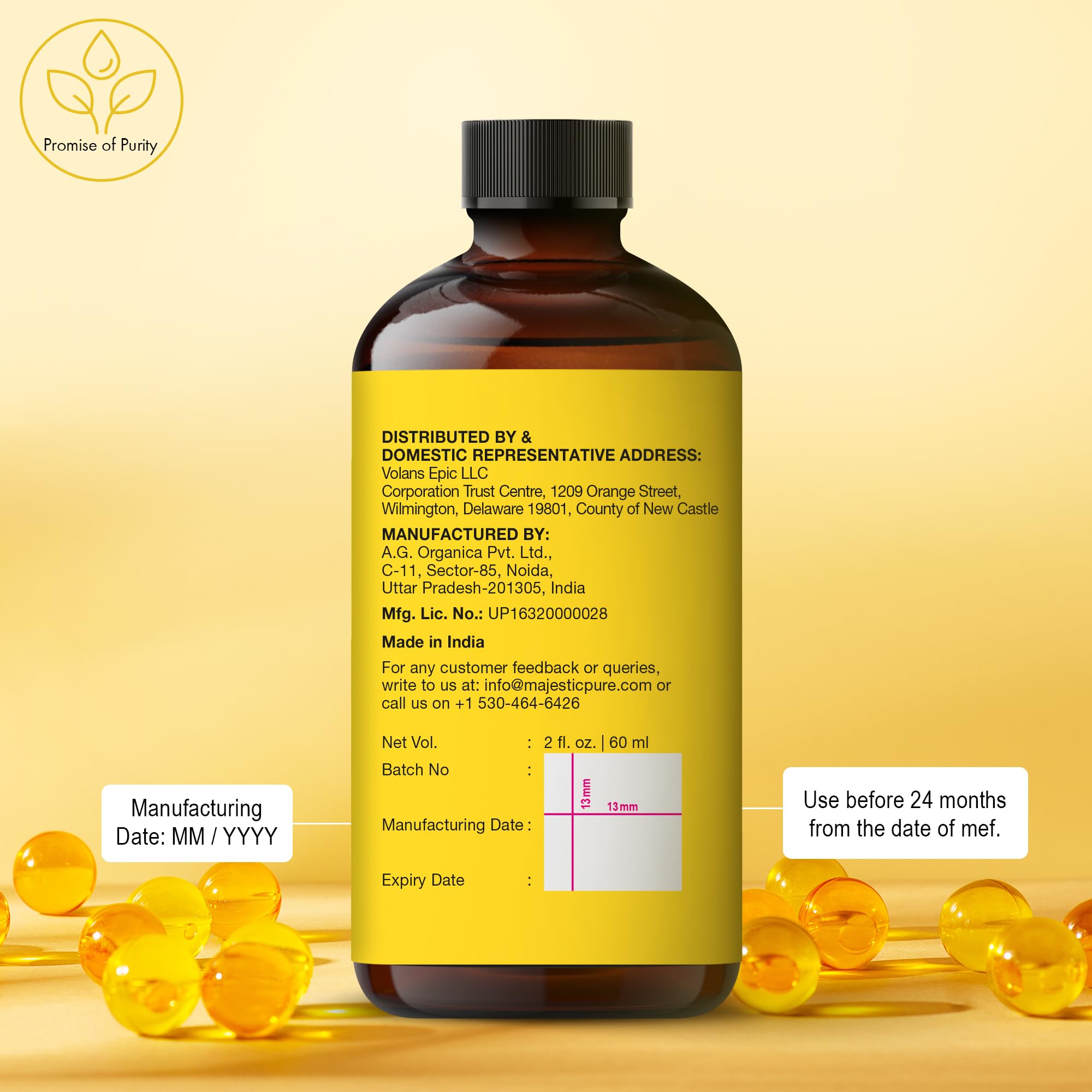 majestic pure massaging oil into nails and cuticles for improved moisture and care
