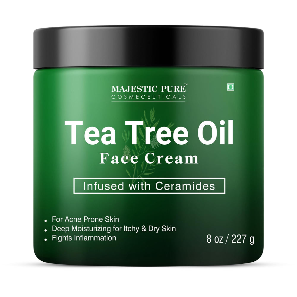Majestic Pure open jar texture close-up showing creamy absorbable formula