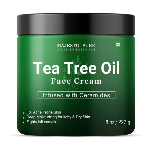 Majestic Pure open jar texture close-up showing creamy absorbable formula