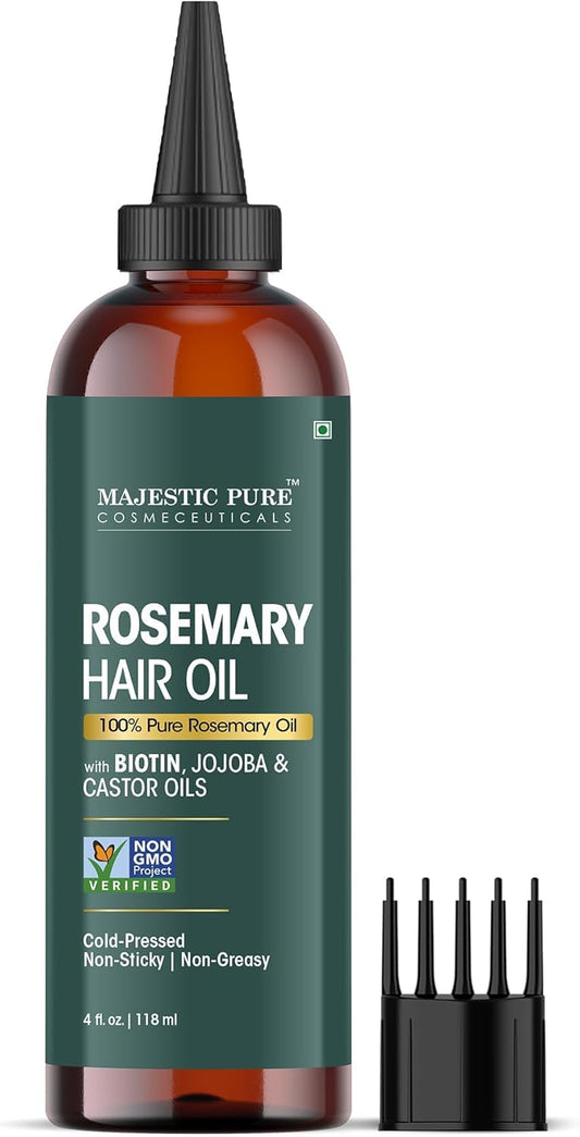 Majestic Pure bottle front packaging showing label and size, highlights natural formula
