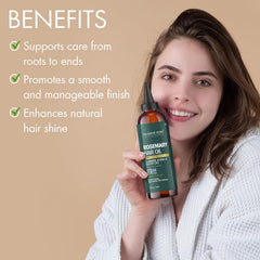 Majestic Pure being applied to scalp with applicator illustrating targeted treatment