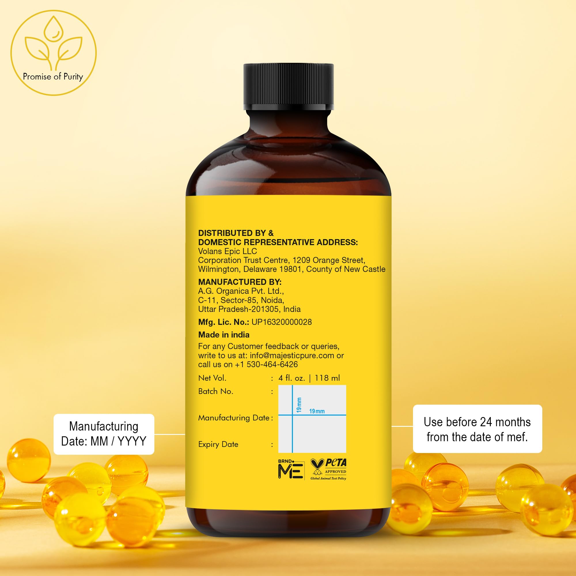 Majestic Pure oil in a bath and massage scene for relaxing hydration benefit