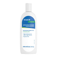 MAJOR front packaging of 12% ammonium lactate lotion showing label and size benefit