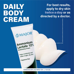 MAJOR back label with active ingredients and usage directions for clarity