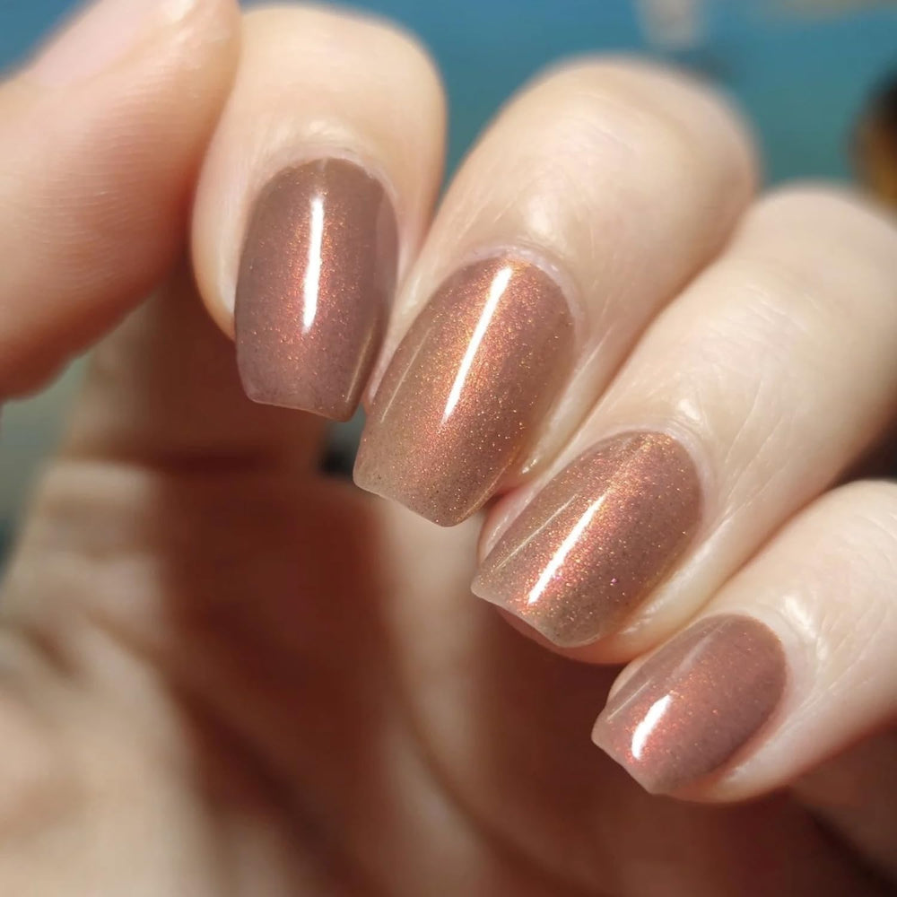 Close-up of Major Dijit brush stroke highlighting smooth pigmented application benefit