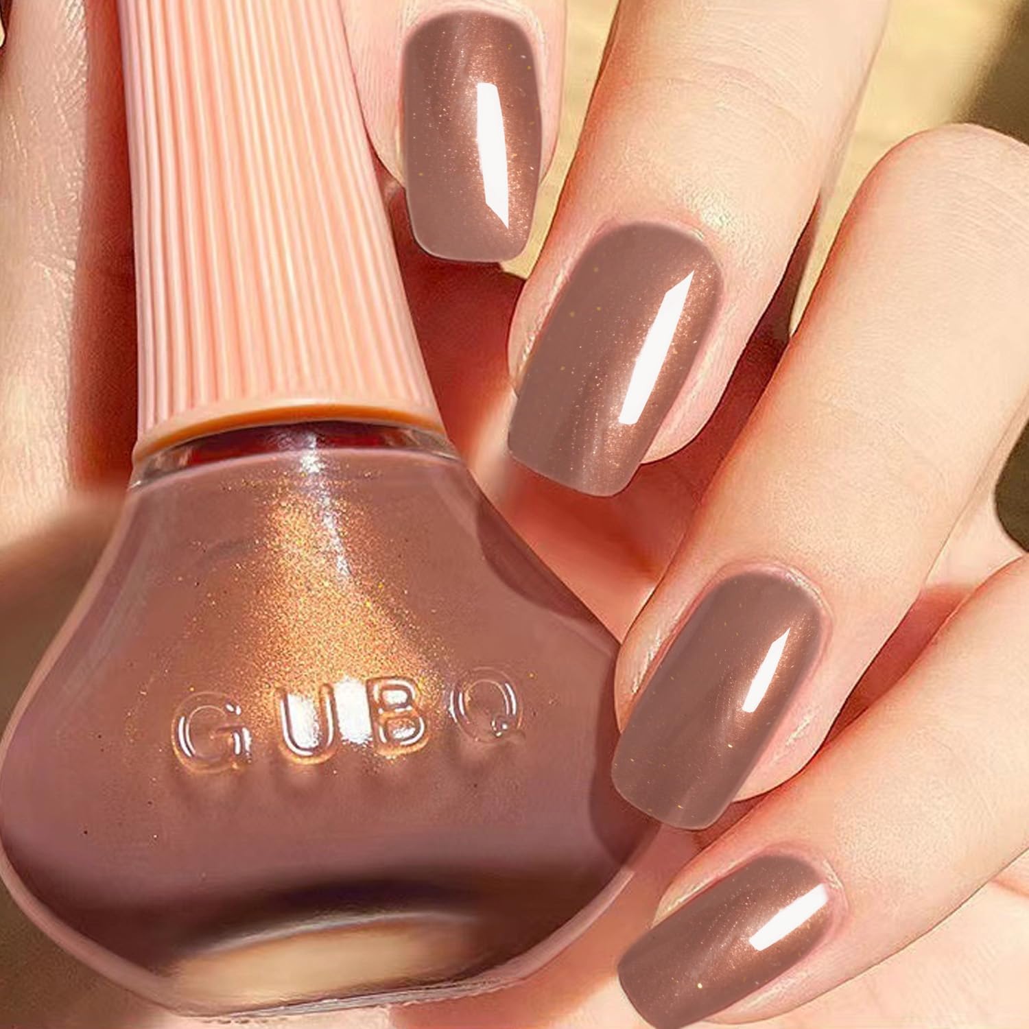 Major Dijit bottle front view showing ochre color and glossy finish benefit