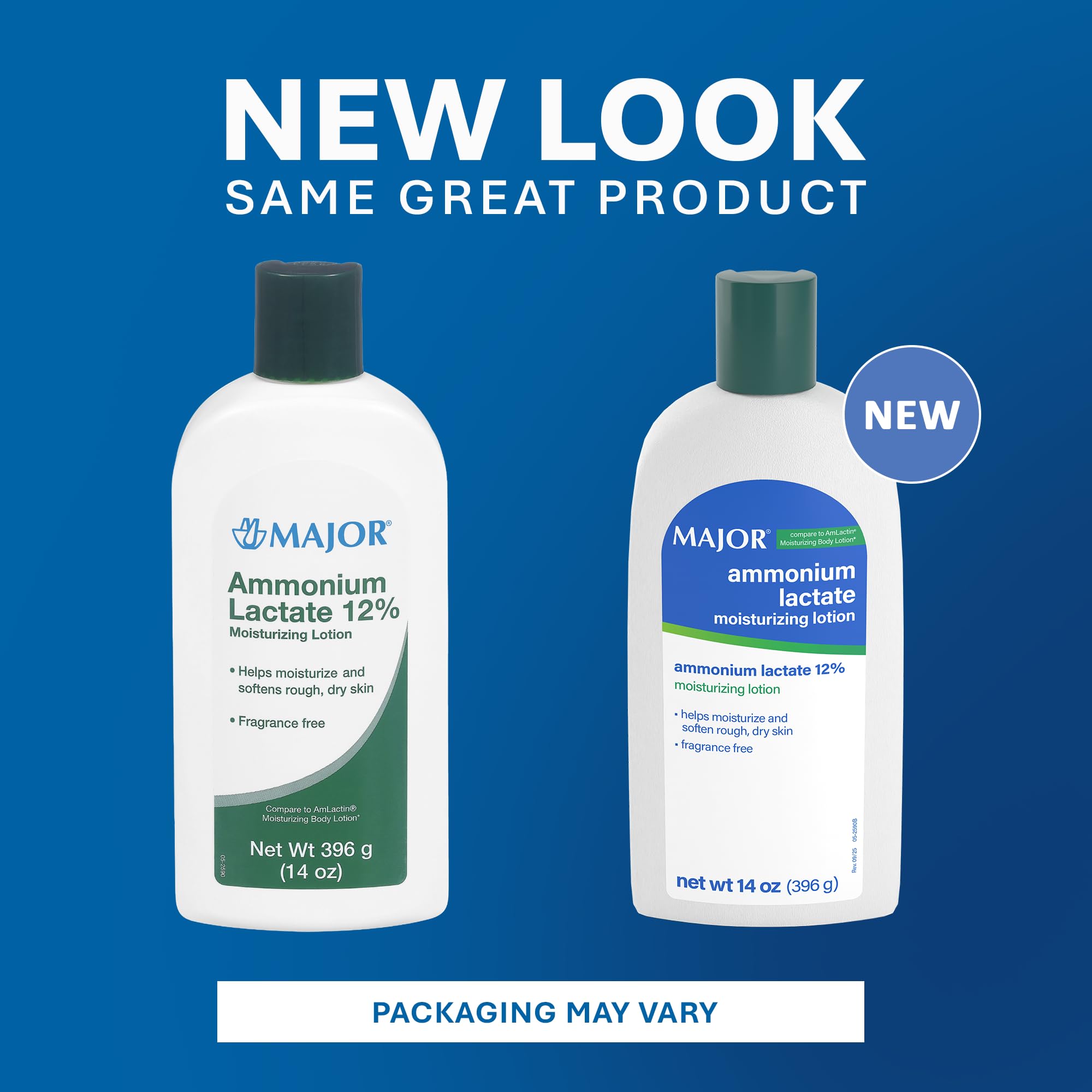 MAJOR pump dispensing lotion illustrating easy, controlled application