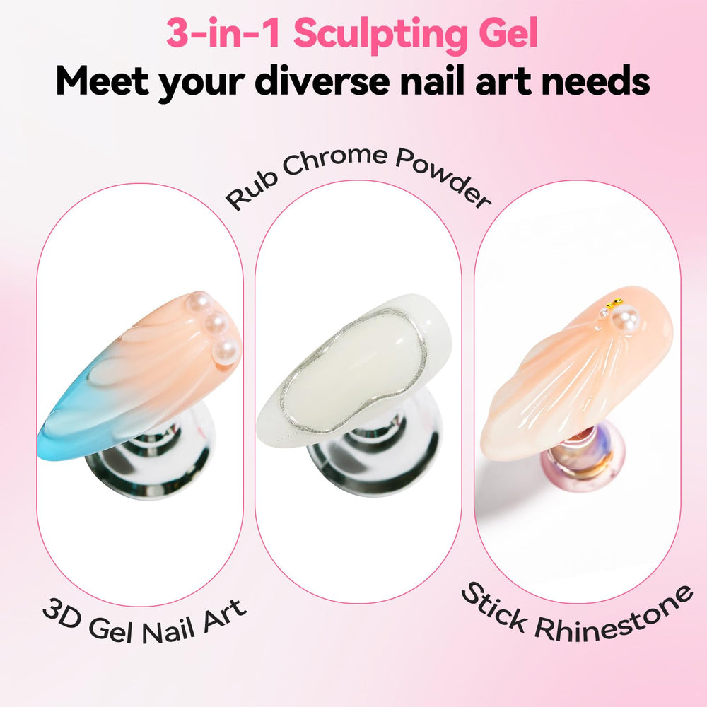 Close-up of Makartt gel texture demonstrating smooth buildability