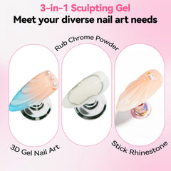 Close-up of Makartt gel texture demonstrating smooth buildability