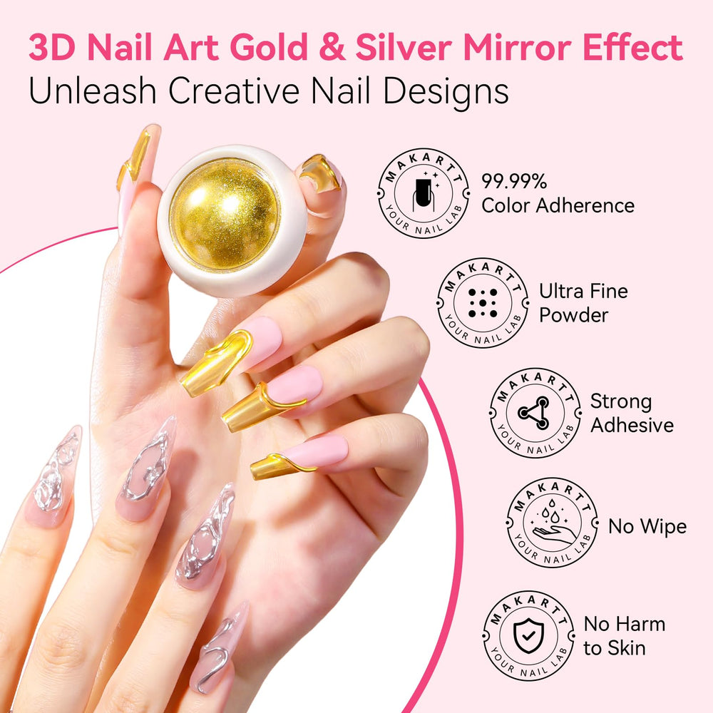 makartt 3d gel needle tube closeup for precise sculpting control