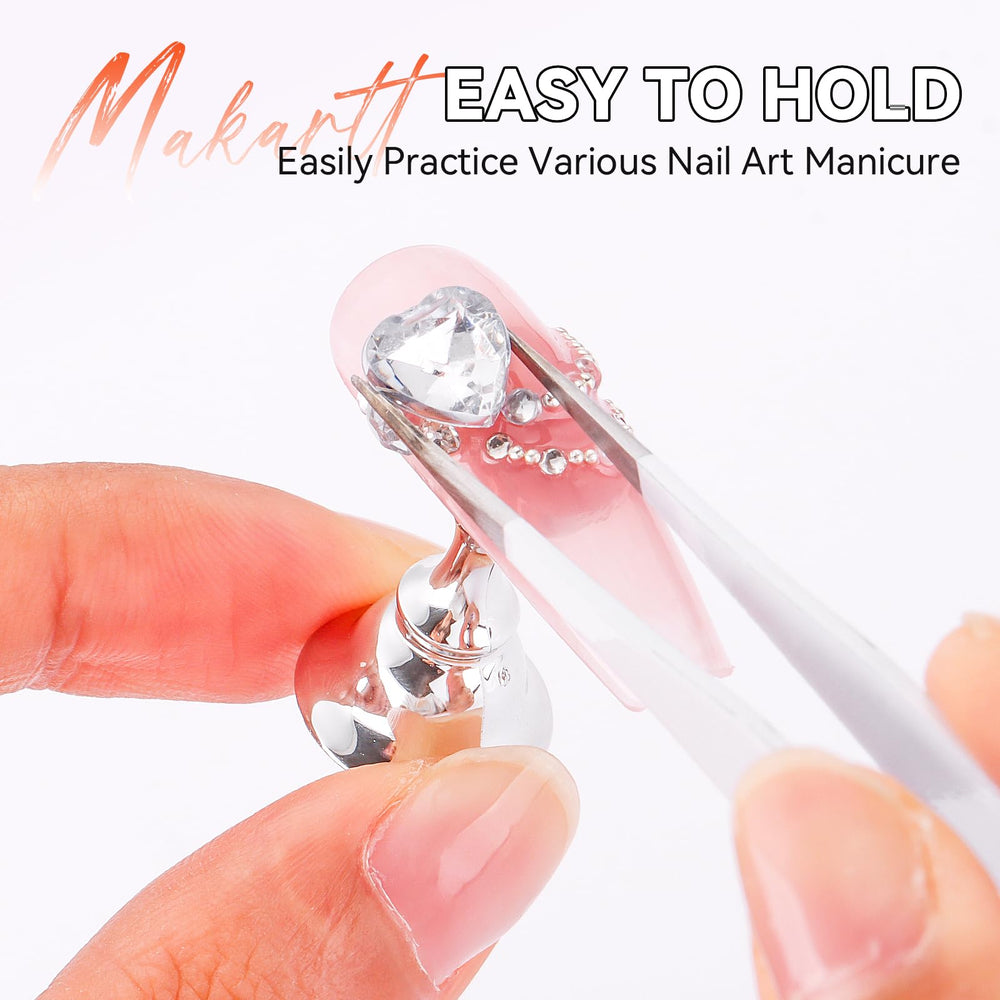 Makartt acrylic base angled shot showing low-profile stability benefit