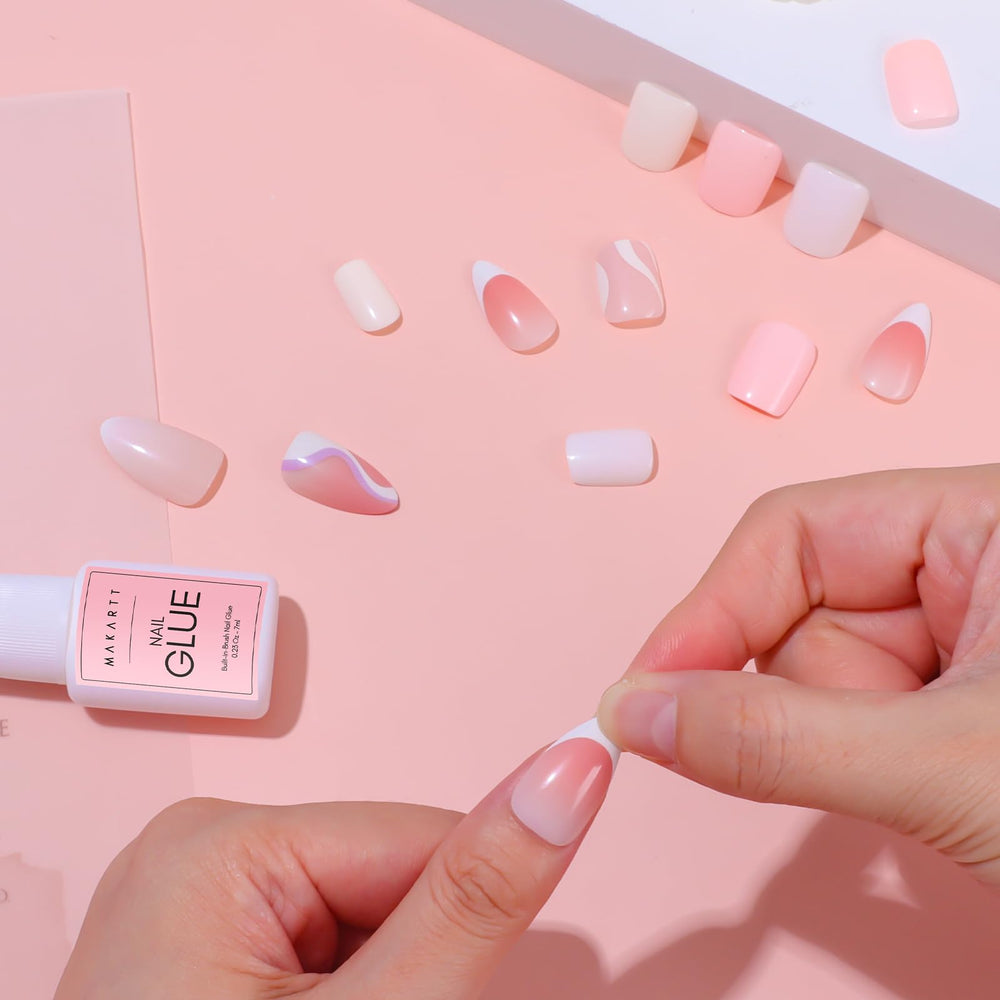 Makartt used to repair a broken nail illustrating secure, durable hold