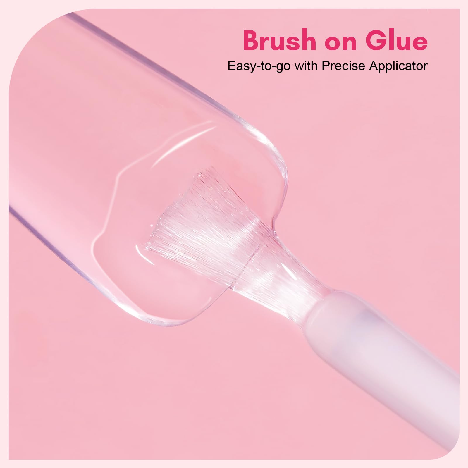 Makartt brush applicator close-up for precise, mess-free nail placement