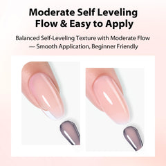 Makartt brush applicator spreading gel for precise, low-mess application