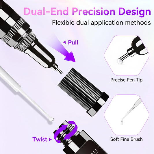 Makartt brush tip applying smooth adhesive for larger areas