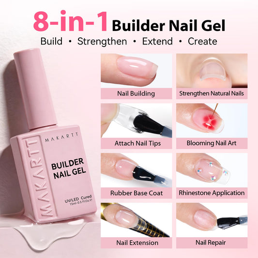 Makartt close-up of gel texture highlighting slow-flow self-leveling benefit