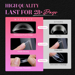 Makartt crystal-clear tip texture detail enabling smooth polish application