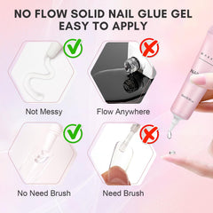 Makartt gel close-up texture illustrating thick viscosity for secure bonding