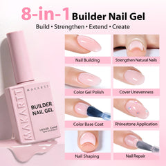 Makartt brush detail showing gel texture for easy shaping benefit