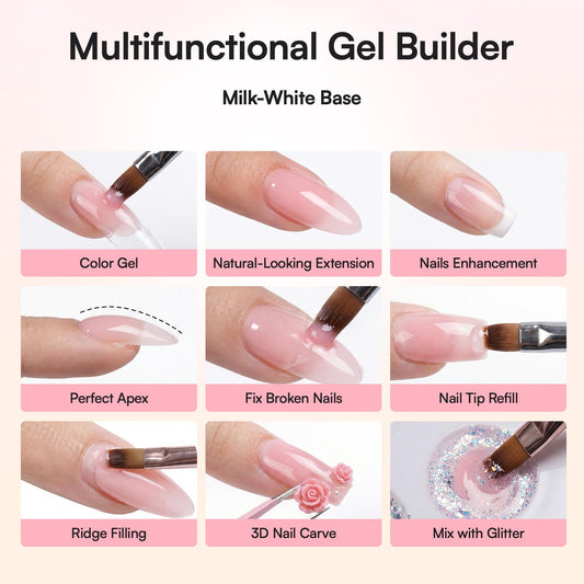 Makartt gel texture brushed on palette showing smooth self-leveling consistency benefit